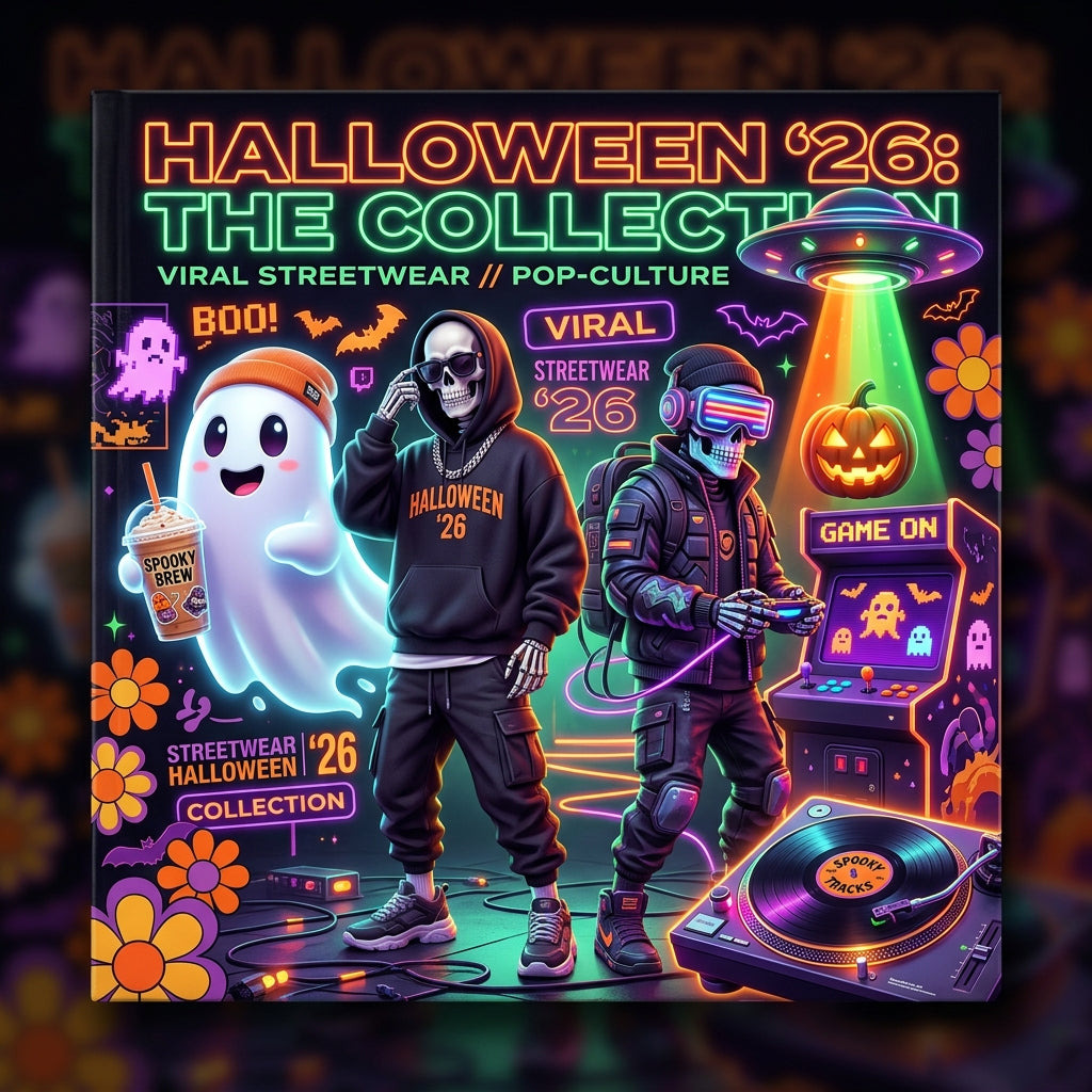 Virale Trend-Slogans, Popkultur & Lifestyle Halloween