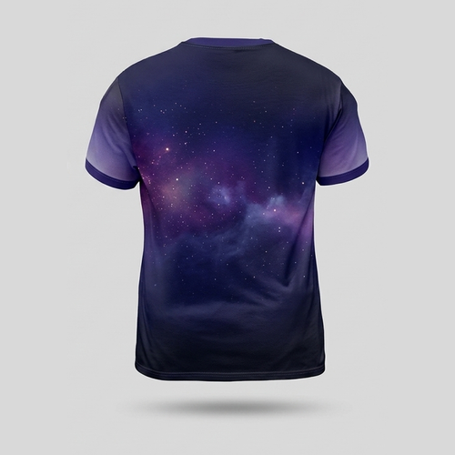 Cosmic Galaxy Glass Jack O Lantern Aop Tshirt