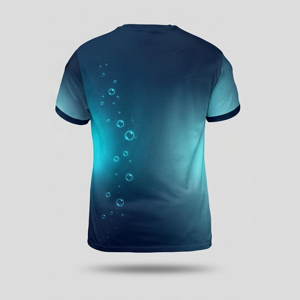 Biolumineszente Quallen Kürbis Ozean Allover-Print T-Shirt