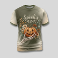 Spooky Mama Floral Skeleton Hand Eucalyptus Aop Tshirt