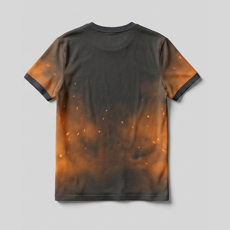 Stay Spooky Minimalistischer Geist Eiskaffee AOP T-Shirt