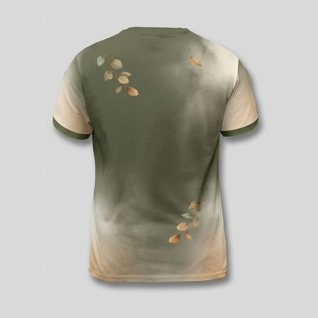 Spooky Mama Floral Skeleton Hand Eucalyptus Aop Tshirt