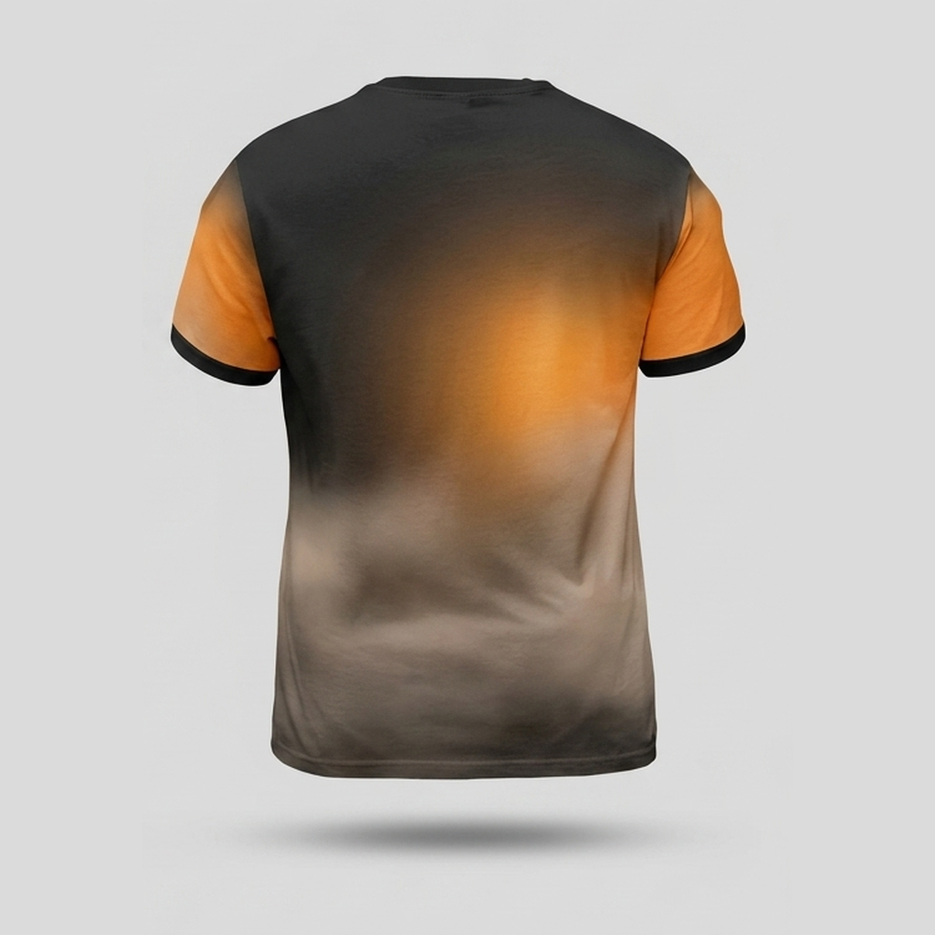 Victorian Haunted Mansion Sunburst Silhouette Aop Tshirt